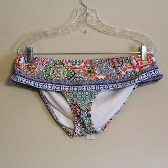 NWT Nanette Lepore Greek Tiles Bikini Bottom - Picture 4 of 7